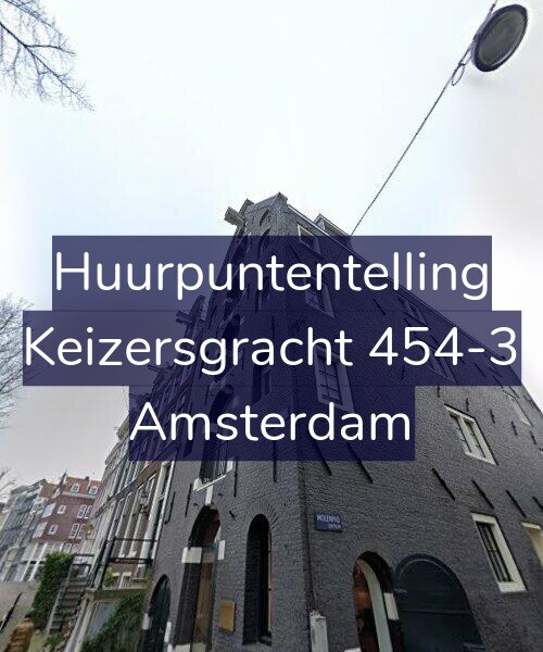 Foto gevel Huurpuntentelling voor Keizersgracht 454-3, Amsterdam