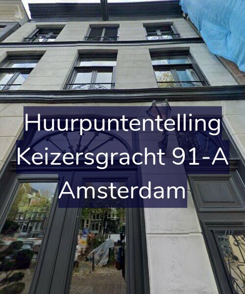 Foto gevel Huurpuntentelling voor Keizersgracht 91-A, Amsterdam