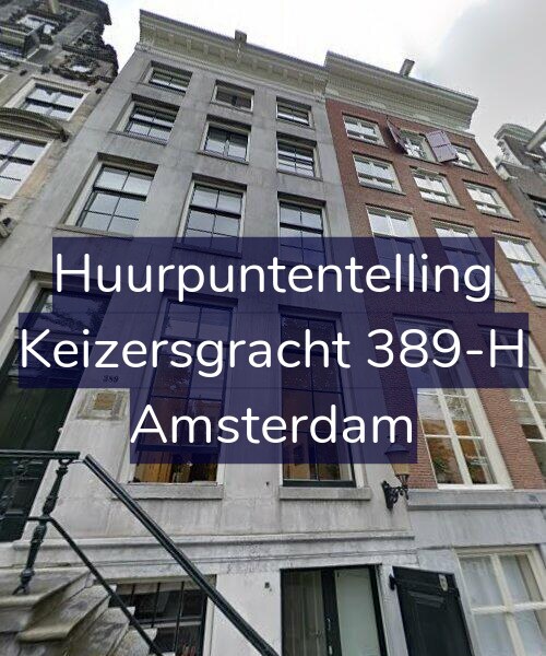 Foto gevel Huurpuntentelling voor Keizersgracht 389-H, Amsterdam