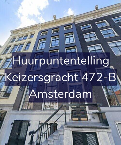 Foto gevel Huurpuntentelling voor Keizersgracht 472-B, Amsterdam