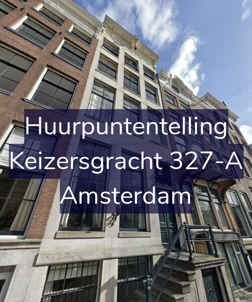 Foto gevel Huurpuntentelling voor Keizersgracht 327-A, Amsterdam