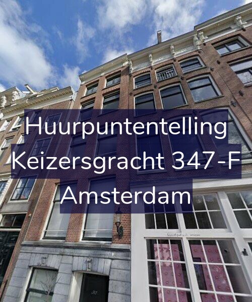 Foto gevel Huurpuntentelling voor Keizersgracht 347-F, Amsterdam