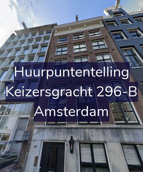 Foto gevel Huurpuntentelling voor Keizersgracht 296-B, Amsterdam