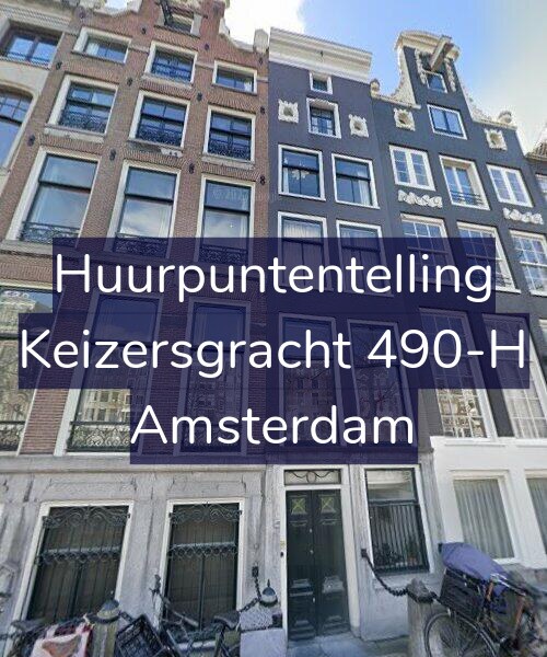 Foto gevel Huurpuntentelling voor Keizersgracht 490-H, Amsterdam