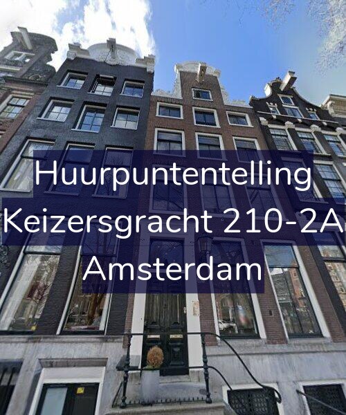 Foto gevel Huurpuntentelling voor Keizersgracht 210-2A, Amsterdam