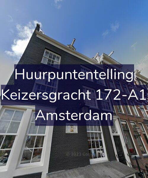 Foto gevel Huurpuntentelling voor Keizersgracht 172-A1, Amsterdam