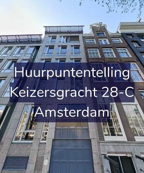 Foto gevel Huurpuntentelling voor Keizersgracht 28-C, Amsterdam