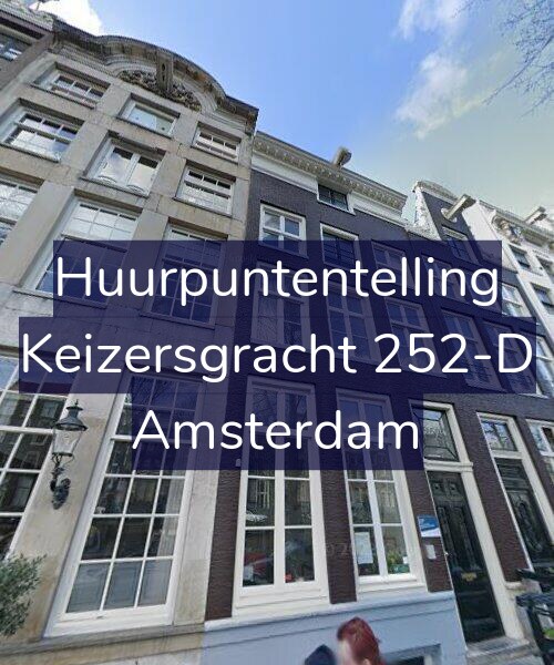 Foto gevel Huurpuntentelling voor Keizersgracht 252-D, Amsterdam