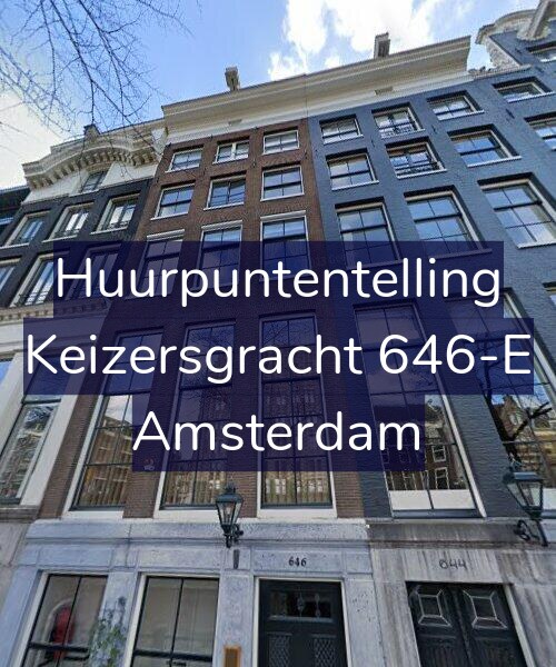 Foto gevel Huurpuntentelling voor Keizersgracht 646-E, Amsterdam