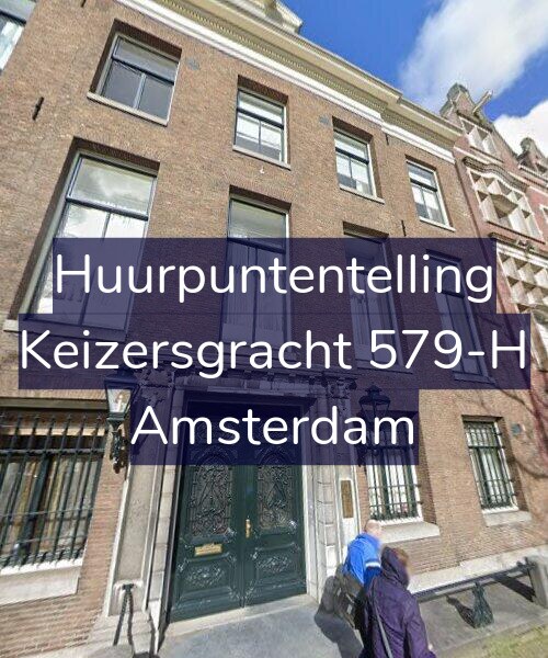 Foto gevel Huurpuntentelling voor Keizersgracht 579-H, Amsterdam