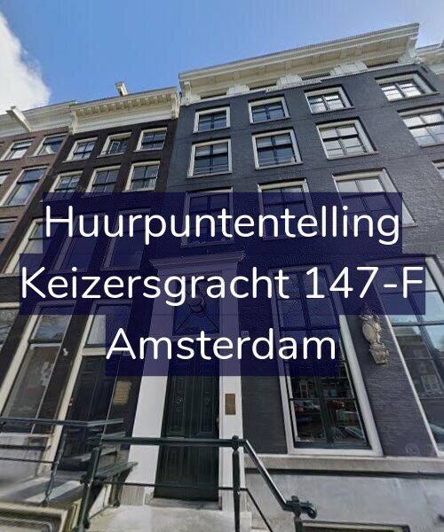 Foto gevel Huurpuntentelling voor Keizersgracht 147-F, Amsterdam