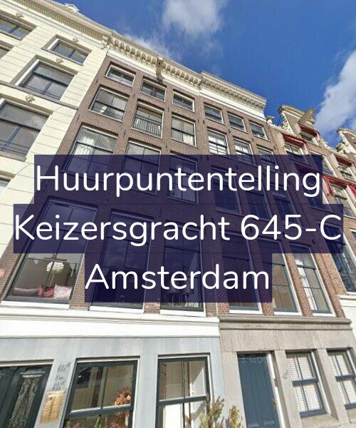 Foto gevel Huurpuntentelling voor Keizersgracht 645-C, Amsterdam