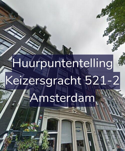 Foto gevel Huurpuntentelling voor Keizersgracht 521-2, Amsterdam