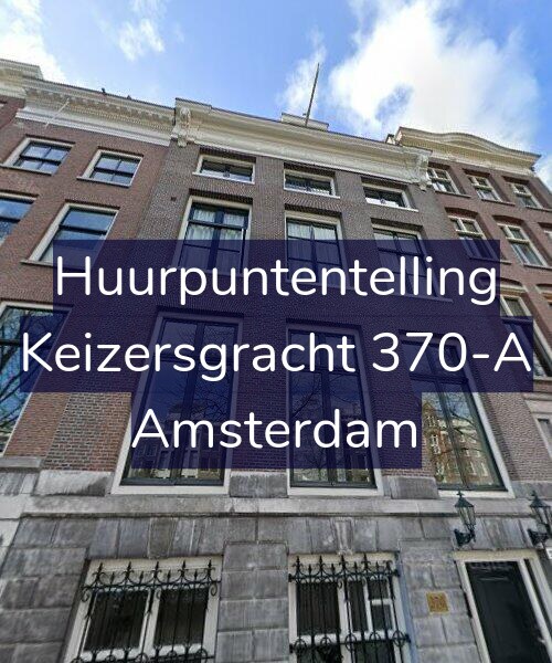 Foto gevel Huurpuntentelling voor Keizersgracht 370-A, Amsterdam