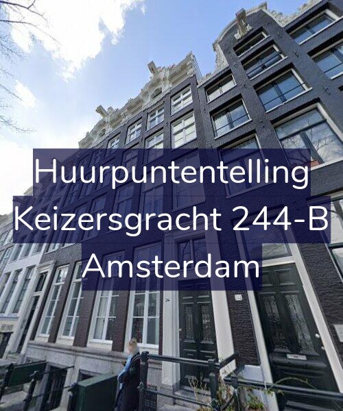 Foto gevel Huurpuntentelling voor Keizersgracht 244-B, Amsterdam