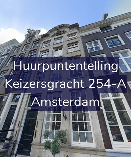 Foto gevel Huurpuntentelling voor Keizersgracht 254-A, Amsterdam