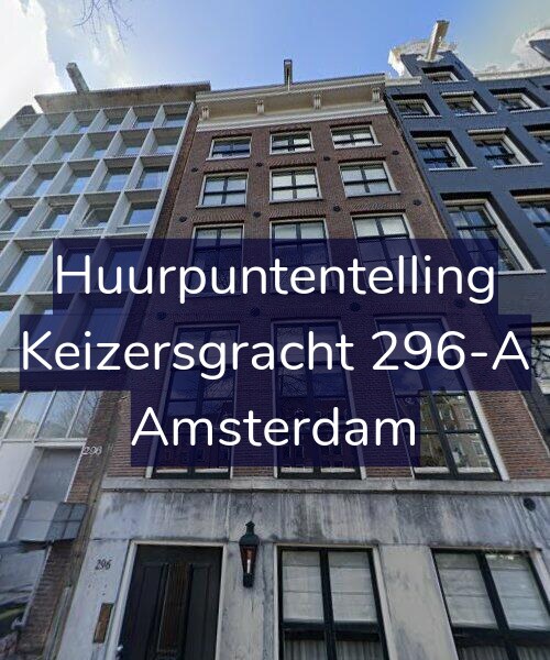Foto gevel Huurpuntentelling voor Keizersgracht 296-A, Amsterdam