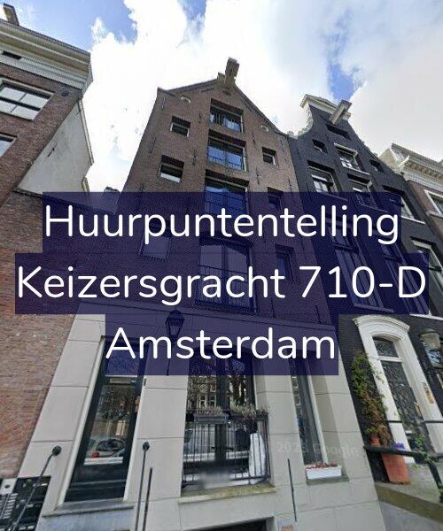 Foto gevel Huurpuntentelling voor Keizersgracht 710-D, Amsterdam