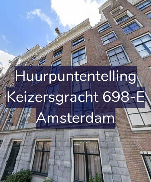 Foto gevel Huurpuntentelling voor Keizersgracht 698-E, Amsterdam