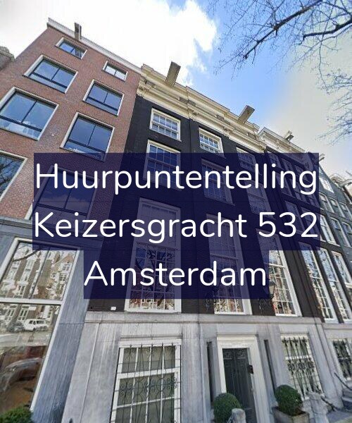 Foto gevel Huurpuntentelling voor Keizersgracht 532, Amsterdam