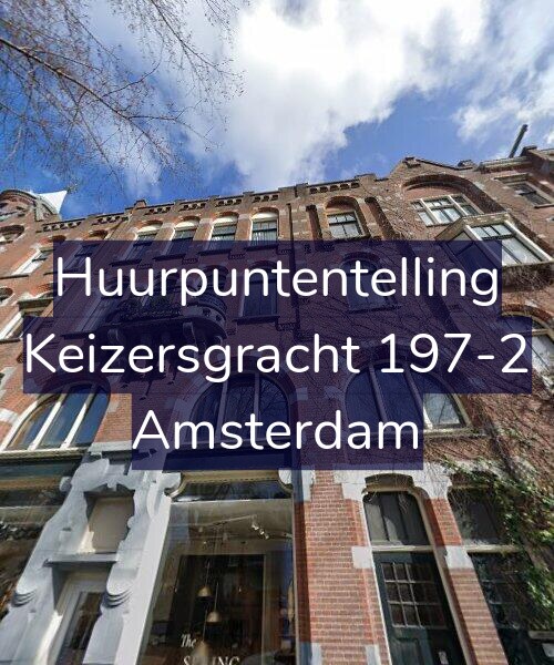 Foto gevel Huurpuntentelling voor Keizersgracht 197-2, Amsterdam