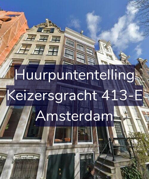 Foto gevel Huurpuntentelling voor Keizersgracht 413-E, Amsterdam