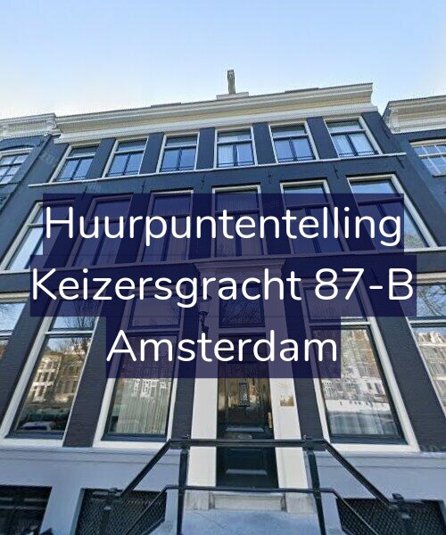 Foto gevel Huurpuntentelling voor Keizersgracht 87-B, Amsterdam