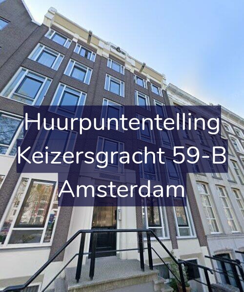 Foto gevel Huurpuntentelling voor Keizersgracht 59-B, Amsterdam