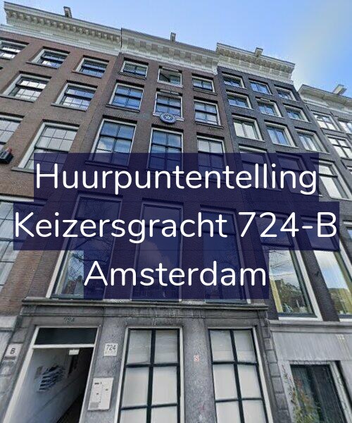 Foto gevel Huurpuntentelling voor Keizersgracht 724-B, Amsterdam