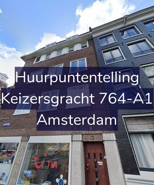 Foto gevel Huurpuntentelling voor Keizersgracht 764-A1, Amsterdam