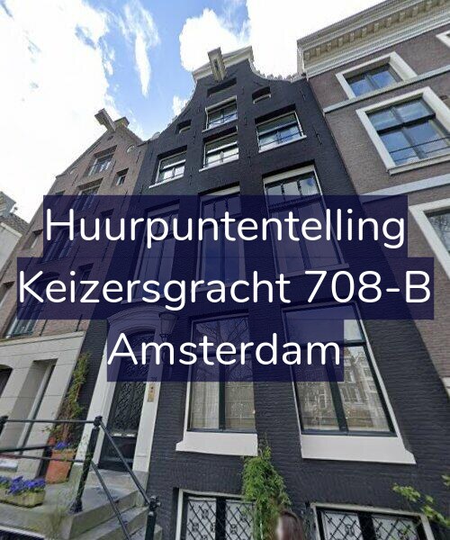Foto gevel Huurpuntentelling voor Keizersgracht 708-B, Amsterdam