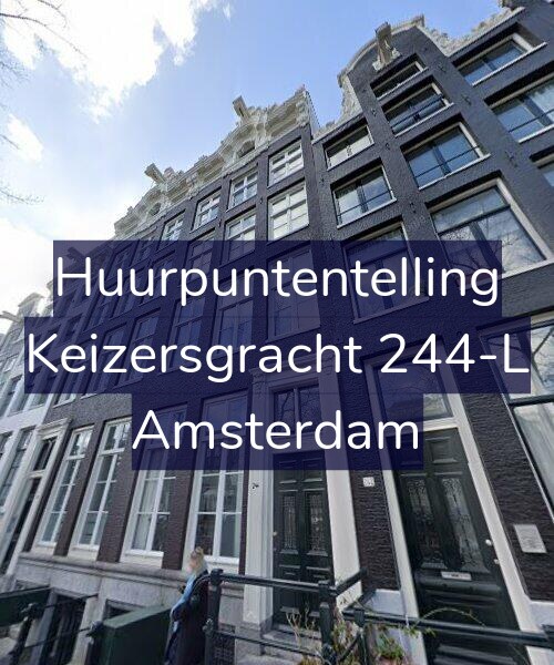 Foto gevel Huurpuntentelling voor Keizersgracht 244-L, Amsterdam