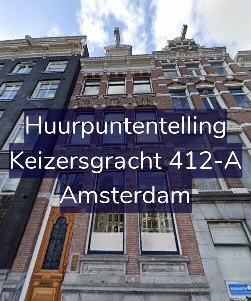 Foto gevel Huurpuntentelling voor Keizersgracht 412-A, Amsterdam