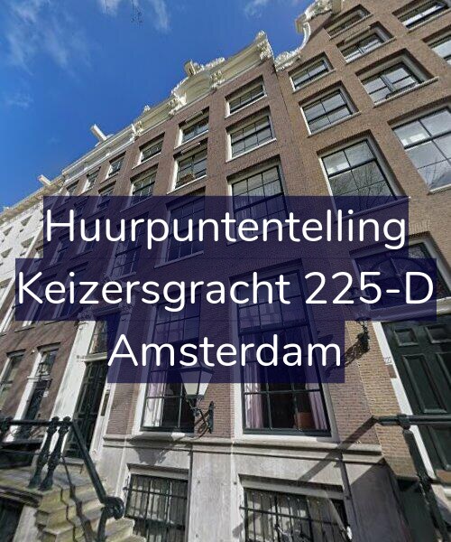 Foto gevel Huurpuntentelling voor Keizersgracht 225-D, Amsterdam