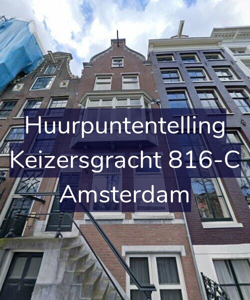 Foto gevel Huurpuntentelling voor Keizersgracht 816-C, Amsterdam