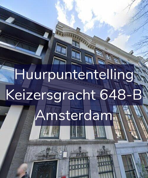 Foto gevel Huurpuntentelling voor Keizersgracht 648-B, Amsterdam