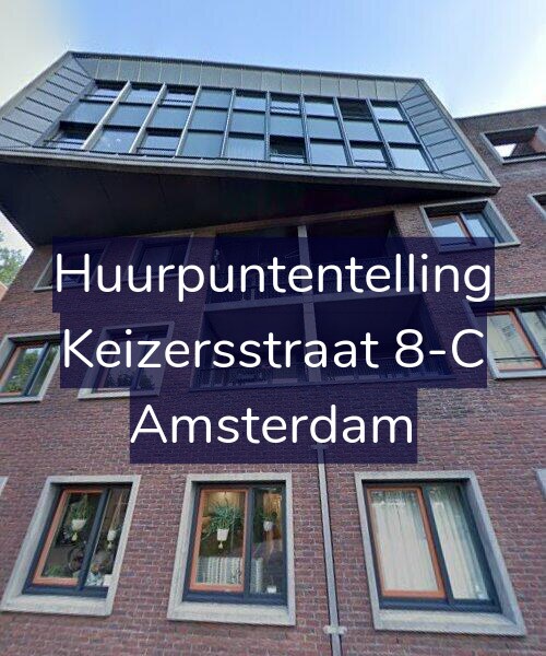 Foto gevel Huurpuntentelling voor Keizersstraat 8-C, Amsterdam