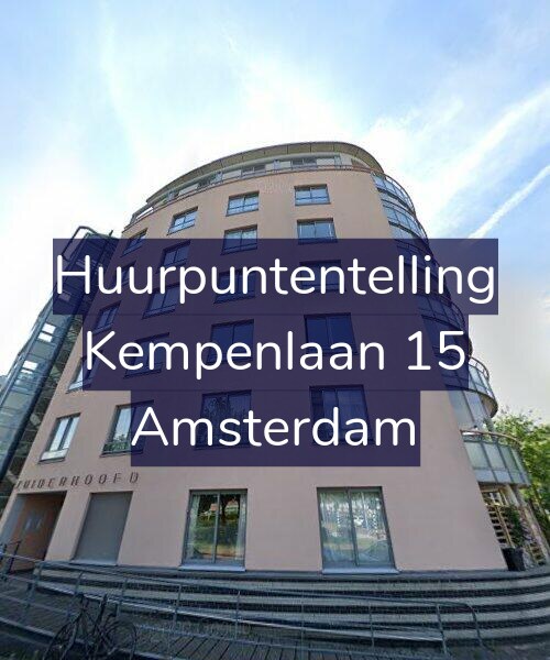 Foto gevel Huurpuntentelling voor Kempenlaan 15, Amsterdam