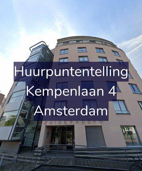 Foto gevel Huurpuntentelling voor Kempenlaan 4, Amsterdam