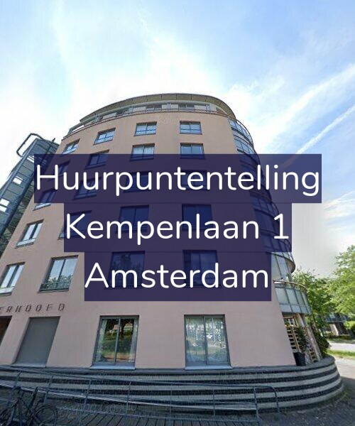Foto gevel Huurpuntentelling voor Kempenlaan 1, Amsterdam