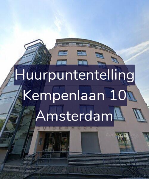 Foto gevel Huurpuntentelling voor Kempenlaan 10, Amsterdam