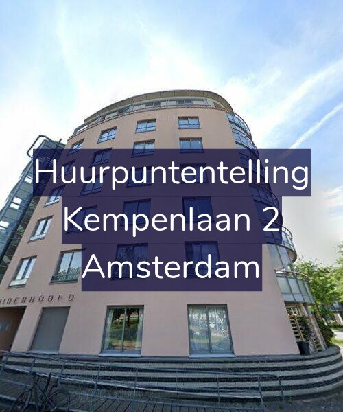 Foto gevel Huurpuntentelling voor Kempenlaan 2, Amsterdam