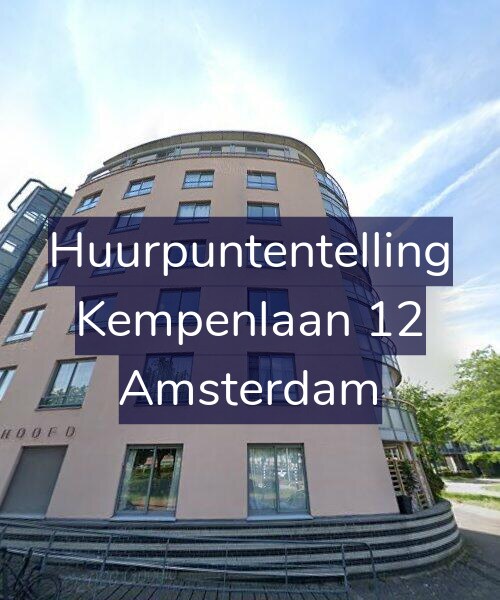 Foto gevel Huurpuntentelling voor Kempenlaan 12, Amsterdam