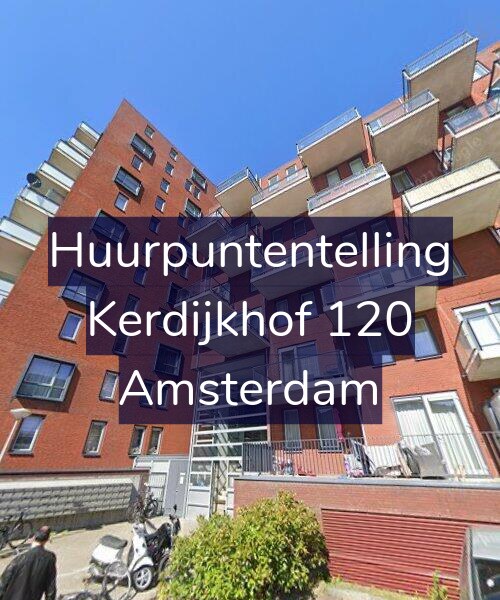 Foto gevel Huurpuntentelling voor Kerdijkhof 120, Amsterdam