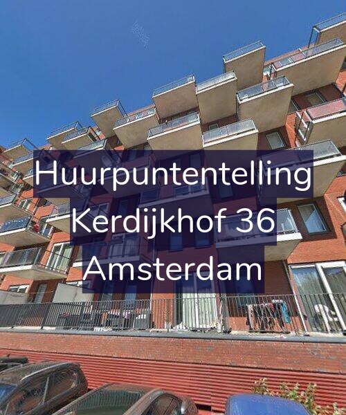 Foto gevel Huurpuntentelling voor Kerdijkhof 36, Amsterdam