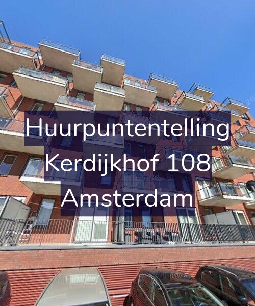 Foto gevel Huurpuntentelling voor Kerdijkhof 108, Amsterdam