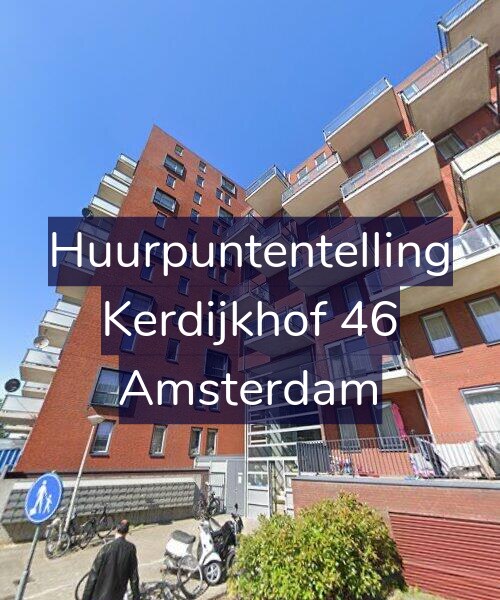 Foto gevel Huurpuntentelling voor Kerdijkhof 46, Amsterdam
