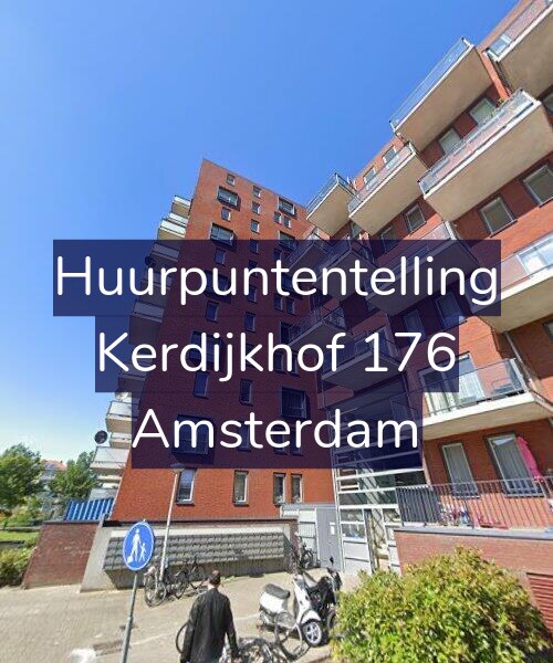 Foto gevel Huurpuntentelling voor Kerdijkhof 176, Amsterdam