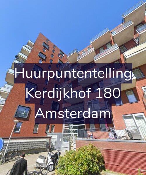 Foto gevel Huurpuntentelling voor Kerdijkhof 180, Amsterdam