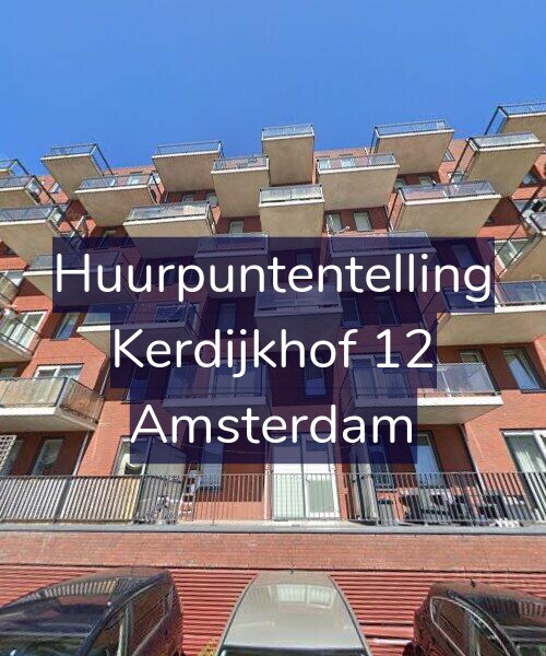 Foto gevel Huurpuntentelling voor Kerdijkhof 12, Amsterdam